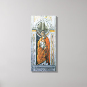Paus Heilige Sixtus II door Sandro Botticelli Canvas Afdruk