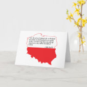 Paus Johannes Paulus II Citaat Kaart (Gele Bloem)