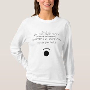 Paus Johannes Paulus II citaat Vrouwen T-Shirt