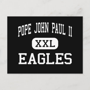 paus Johannes Paulus II - Eagles - Hoge Boca Raton Briefkaart