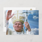 Paus Johannes Paulus II Gebed Kaart (Voorkant / Achterkant)