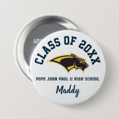 Paus Johannes Paulus II High School Button Logo Cu (Voorkant /achterkant)