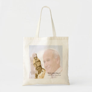 Paus John Paul II Collage Canvas tas