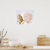Paus John Paul II Collage Poster (Keuken)
