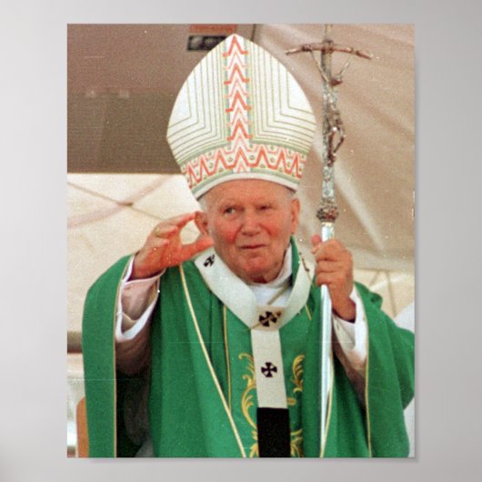 Paus John Paul II Poster (Voorkant)