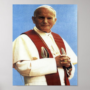 Paus John Paul II Self Portrait Poster