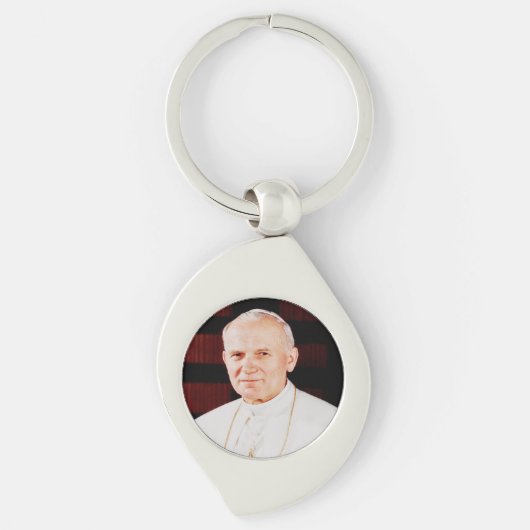 Paus John Paul II Sleutelhanger (Voorkant)
