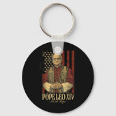 Paus Leo en Amerika - Paus Leo XIV Sleutelhanger (Voorkant)