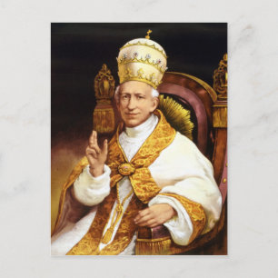 Paus Leo XIII Briefkaart