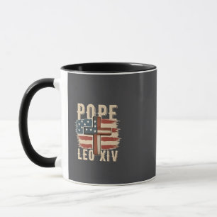 Paus Leo XIV Christelijke Kerk Da Paus Vlag van de Mok