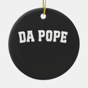 Paus Leo XIV Christelijke Kerk Da Pope Da Keramisch Ornament