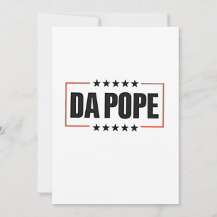 Paus Leo XIV Christelijke Kerk Da Pope Feestdagenkaart