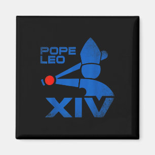 Paus Leo XIV Da Paus Leo 14 Honkbal Magneet