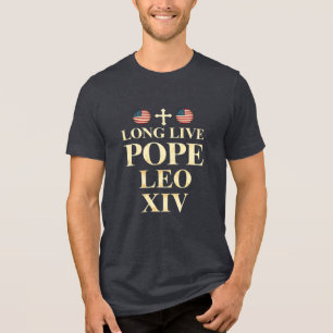 Paus Leo XIV - Een nieuw tijdperk van geloof en vr Tri-Blend Shirt