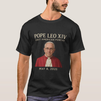 Paus Leo XIV eerste Amerikaanse paus 8 mei 2025 T-shirt