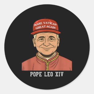 Paus Leo XIV maakt Vaticaan weer groot Ronde Sticker