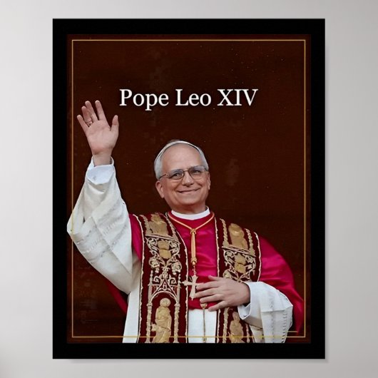 Paus Leo XIV Poster (Voorkant)