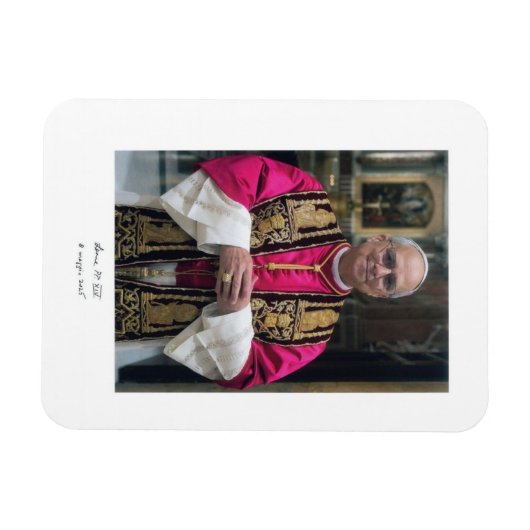 Paus Leo XIV Robert Francis Prevost Magneet (Horizontaal)