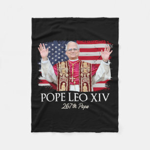 Paus Leo XIV Robert Franciscus heeft de eerste Ame Fleece Deken