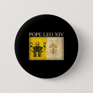Paus Leo XIV Robert Franciscus heeft Vaticaanse Fl Ronde Button 5,7 Cm