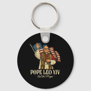Paus Leo XIV Shirt kardinaal Robert Prevost Amerik Sleutelhanger