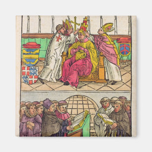 Paus Martin V is op de Papacy geïnstalleerd Magneet