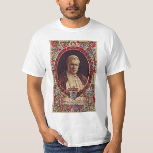 Paus Pius X T-shirt (Voorkant)