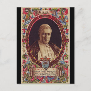 Paus Saint Pius X Briefkaart