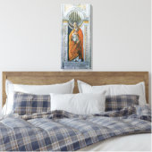 Paus Saint Sixtus II door Sandro Botticelli Canvas Afdruk (Insitu (Slaapkamer))