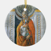 Paus Saint Sixtus II door Sandro Botticelli Keramisch Ornament (Voorkant)