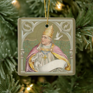Paus St. Gregory the Great (M 067) Keramisch Ornament