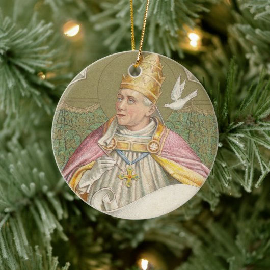 Paus St. Gregory the Great (M 067) Keramisch Ornament (Boom)