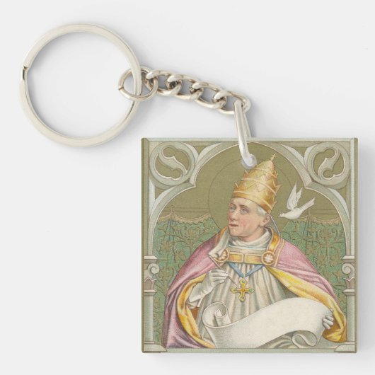 Paus St. Gregory the Great (M 067) Sleutelhanger (Voorkant)