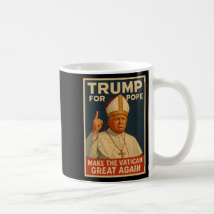 Paus Trump: Grappig dat Trump de volgende paus wil Koffiemok