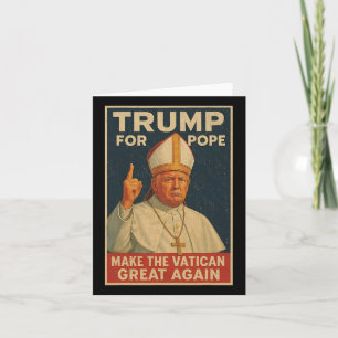Paus Trump Grappig President Trump wil de N zijn Kaart