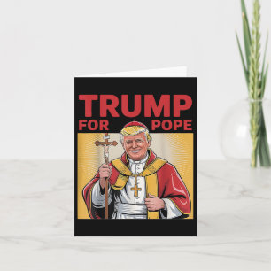 Paus Trump Grappig President Trump wil de N zijn Kaart