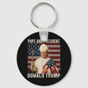 Paus Trump Grappig President Trump wil de N zijn Sleutelhanger