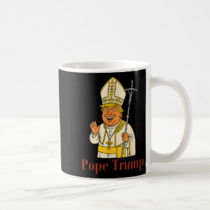Paus Trump Grappig Trump Vaticaan Christelijk Retr Koffiemok