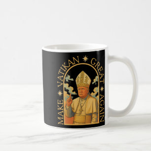 Paus Trump Grappig Trump Vaticaan Christelijk Retr Koffiemok
