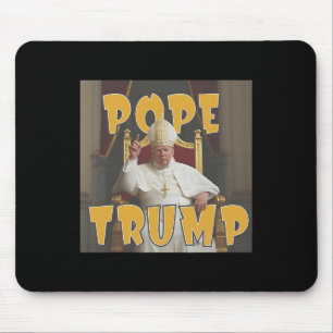 Paus Trump Grappig Trump Vaticaan Christelijk Retr Muismat