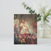 Paus VIII in St. Peter op de Sedia Gestatoria Briefkaart (Staand voorkant)