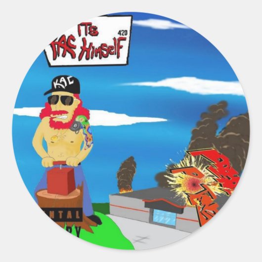 Pausatieve Sticker (Voorkant)