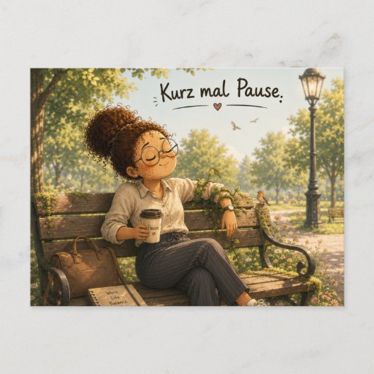Pause Briefkaart (Voorkant)