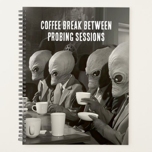 Pause café après des enlèvements d'Aliens (Devant)
