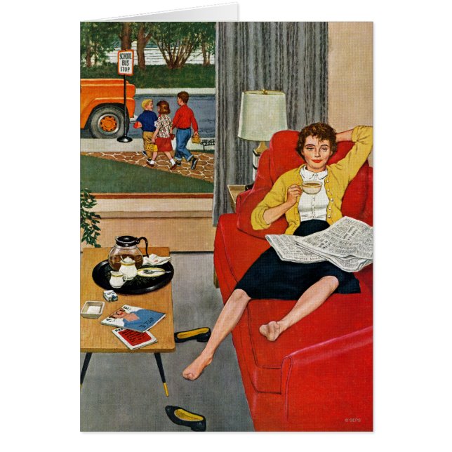 Pause-café de matin (Devant)