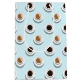 Pause café. sac cadeau moyen (Devant)