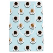 Pause café. sac cadeau moyen (Dos)