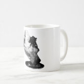 Pause d'eau Terrier Mélanger café Mug (Devant droit)