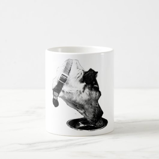 Pause d'eau Terrier Mélanger café Mug (Centre)