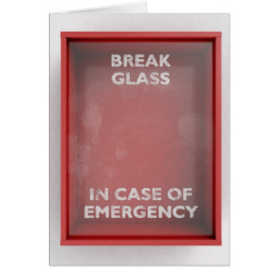 Pause En Coque De Boîte Rouge D'Urgence